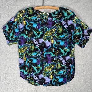 Vintage Pride & Joy Top Women’s Size M Artsy Boho Retro Grunge Festival Fairy